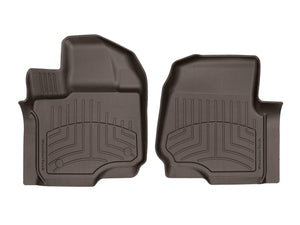 WeatherTech 2015+ Ford F-150 SuperCrew / SuperCab Front Floorliner HP - Cocoa