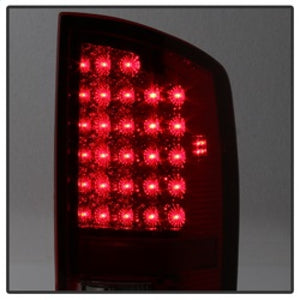 Xtune Dodge Ram 02-06 1500 / Ram 2500/3500 03-06 LED Tail Light Red Clear ALT-JH-DR02-LED-RC