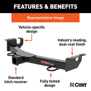 Curt 04-08 Nissan Titan Front Mount Hitch