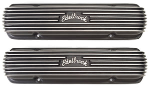 Edelbrock Valve Cover Classic Series Pontiac 1962-1979 301-455 CI V8 Black