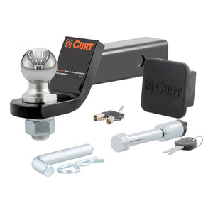 Curt Towing Starter Kit w/2in Ball (2in Shank 7500lbs 2in Drop)