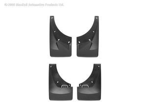 WeatherTech 07+ Chevrolet Avalanche No Drill Mudflaps - Black