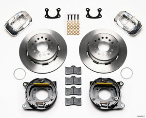 Wilwood Forged Dynalite P/S Park Brake Kit Polish Small Ford 2.50in Offset