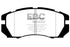 EBC 95-96 Subaru Impreza 2.2 Ultimax2 Front Brake Pads