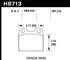 Hawk 65-69 Porsche 911/912 DTC-30 Race Rear Brake Pads