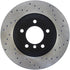 StopTech 01-06 BMW 330 Drilled Left Front Rotor
