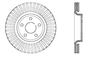 StopTech 11-15 Jeep Grand Cherokee Front Left Drilled Sport Brake Cryo Rotor (Excludes SRT8)