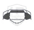 LP Aventure 2020 Subaru Outback Big Bumper Guard w/Full Armor - Bare