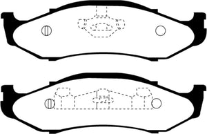 EBC 97-99 Jeep Cherokee 2.5 82mm High Rotors Greenstuff Front Brake Pads