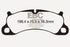 EBC 12-15 Porsche 911 (991) (Cast Iron Rotor only) 3.8 Carrera S Yellowstuff Front Brake Pads