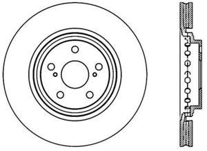 Stoptech 08-18 Toyota Highlander Front Performance Cryo Rotor