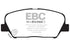 EBC 11-15 Kia Optima 2.0 Turbo Greenstuff Front Brake Pads