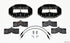 Wilwood D8-6 Front Caliper Kit Black Corvette C2 / C3 65-82