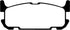EBC 04-05 Mazda Miata MX5 1.8 (Sports Suspension) Greenstuff Rear Brake Pads