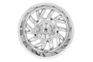 RBP 65R Glock 22x12 5x150 BP / 4.75 BS -44mm Offset 110mm CB (Hub Centric) Chrome Wheel