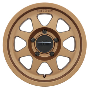 Method MR701 17x8.5 0mm Offset 5x150 110.5mm CB Method Bronze Wheel