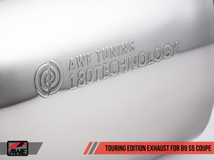 AWE Tuning Audi B9 S5 3.0T Touring Edition Exhaust - Black Diam Tips (102mm)