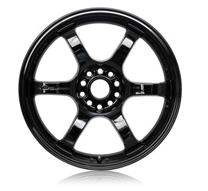 Gram Lights 57DR 18x10.5 +22 5-114.3 Glossy Black Wheel