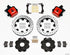 Wilwood Combination Parking Brake Rear Kit 12.19in Drilled Red Civic / Integra Disc 2.39 Hub Offset
