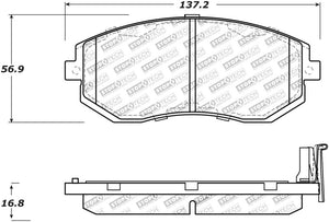 StopTech Performance 13 Scion FR-S / 13 Subaru BRZ Front Brake Pads