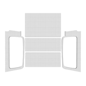 DEI 04-06 Jeep Wrangler LJ Unliminted Headliner Complete Kit - White