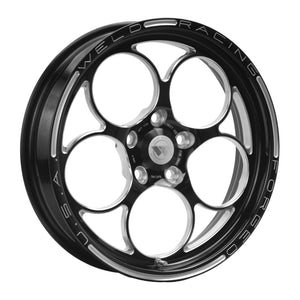 Weld Magnum 1-Piece 17x4.5 / 5x4.75 BP / 2.25in. BS Black Wheel - Non-Beadlock