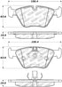StopTech Street Touring 04-09 BMW X3 (E38) / 06-09 Z4 3.0(E86) Front Brake Pads