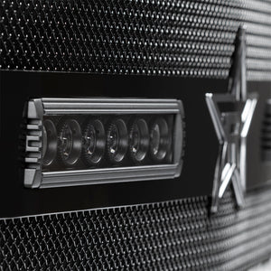 RBP RX-3 Midnight Edition Black LED Bar Grille (Studded) 14-15 Chevy Silverado 1500