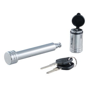 Curt 5/8in Hitch Lock (2in or 2-1/2in Receiver Barbell Chrome)