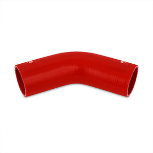 Mishimoto 4in. 45 Degree Silicone Coupler - Red