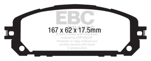 EBC 13+ Jeep Cherokee 3.2 Yellowstuff Front Brake Pads