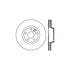 Centric Premium 03-18 Porsche Cayenne Front Right CRYO-STOP Rotor