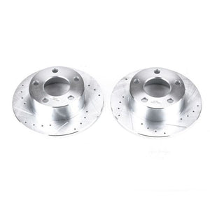 Power Stop 95-04 Audi A6 Rear Evolution Drilled & Slotted Rotors - Pair