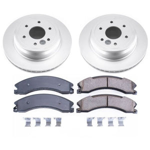 Power Stop 16-18 Nissan Titan XD Rear Z17 Evolution Geomet Coated Brake Kit