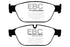 EBC 11-12 Audi A8 Quattro 3.0 Supercharged Yellowstuff Front Brake Pads