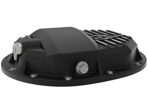 aFe Pro Series AAM 9.5/9.76 Rear Diff Cover Black w/Mach Fins & Oil 14-19 GM Silverado/Sierra 1500