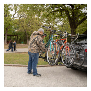 Curt Tray-Style Hitch-Mounted Bike Rack (4 Bikes 2in Shank)