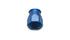 Vibrant -10AN Hose End Socket for PTFE Hose Ends - Blue