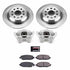Power Stop 18-19 Jeep Wrangler Rear Autospecialty Brake Kit w/Calipers