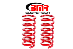 BMR 15-17 S550 Mustang Rear Performance Version Lowering Springs - Red