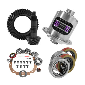 Yukon 8.8in Ford 3.73 Rear Ring & Pinion Install Kit 28 Spline Positraction 2.25in Axle Bearings