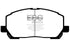 EBC 00-03 Toyota Highlander 2.4 2WD Yellowstuff Front Brake Pads