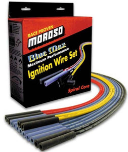 Moroso Custom Ignition Wire Set - Blue Max - Spiral Core