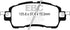 EBC 2016 Scion IA 1.5L Yellowstuff Front Brake Pads