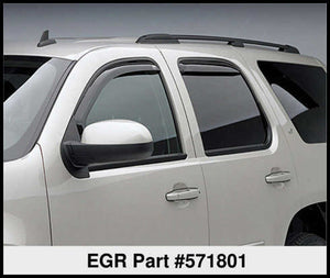 EGR 07+ Chev Tahoe GMC Yukon 07+ In-Channel Window Visors - Set of 4 (571801)