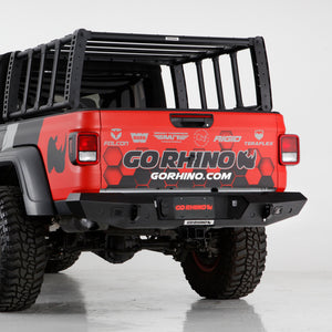 Go Rhino 20-22 Jeep Gladiator JT Trailine Rear Full Width Bumper - Tex. Blk