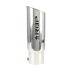 RBP RX-1 Polished Dual-Badged Exhaust Tip Inlet 5in. / Outlet 6in. / Length 18in. - Stainless Steel