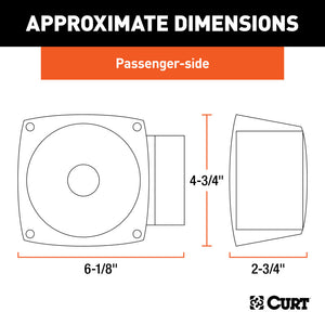 Curt Submersible Combination Trailer Light (Passenger Side)