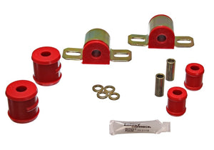 Energy Suspension 67-81 Camaro Red 3/4 inch Bar One Bolt Clamp Style Rear Sway Bar Bushing Set