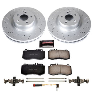 Power Stop 10-16 Mercedes-Benz E350 Front Z23 Evolution Sport Coated Brake Kit